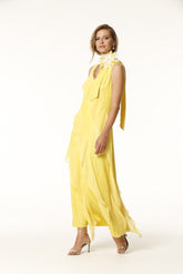 Vestido Bagdad Laminado Lurex